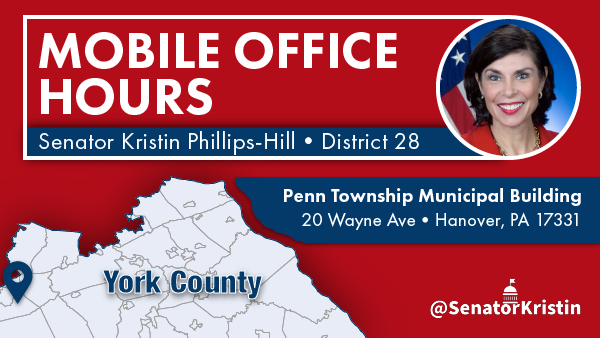 Phillips-Hill to host mobile office hours this fall in Penn Twp.