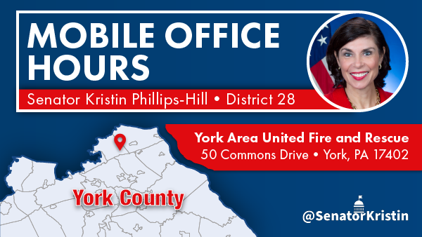 Phillips-Hill to host mobile office hours this fall in Springettsbury Twp.