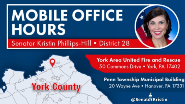 Sen. Phillips-Hill Announces 2024 Mobile Office Hours