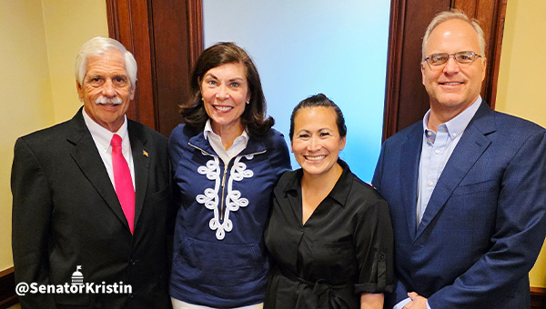 Sen. Phillips-Hill with members of Bailey Coach