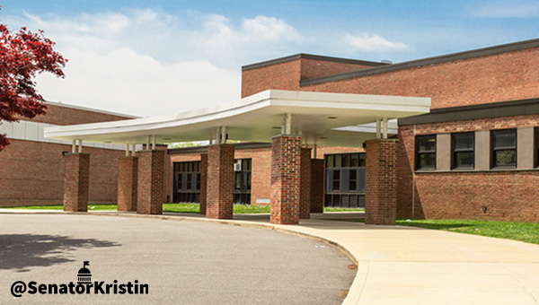 A brick school building