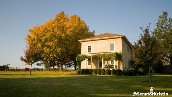 A rural house.